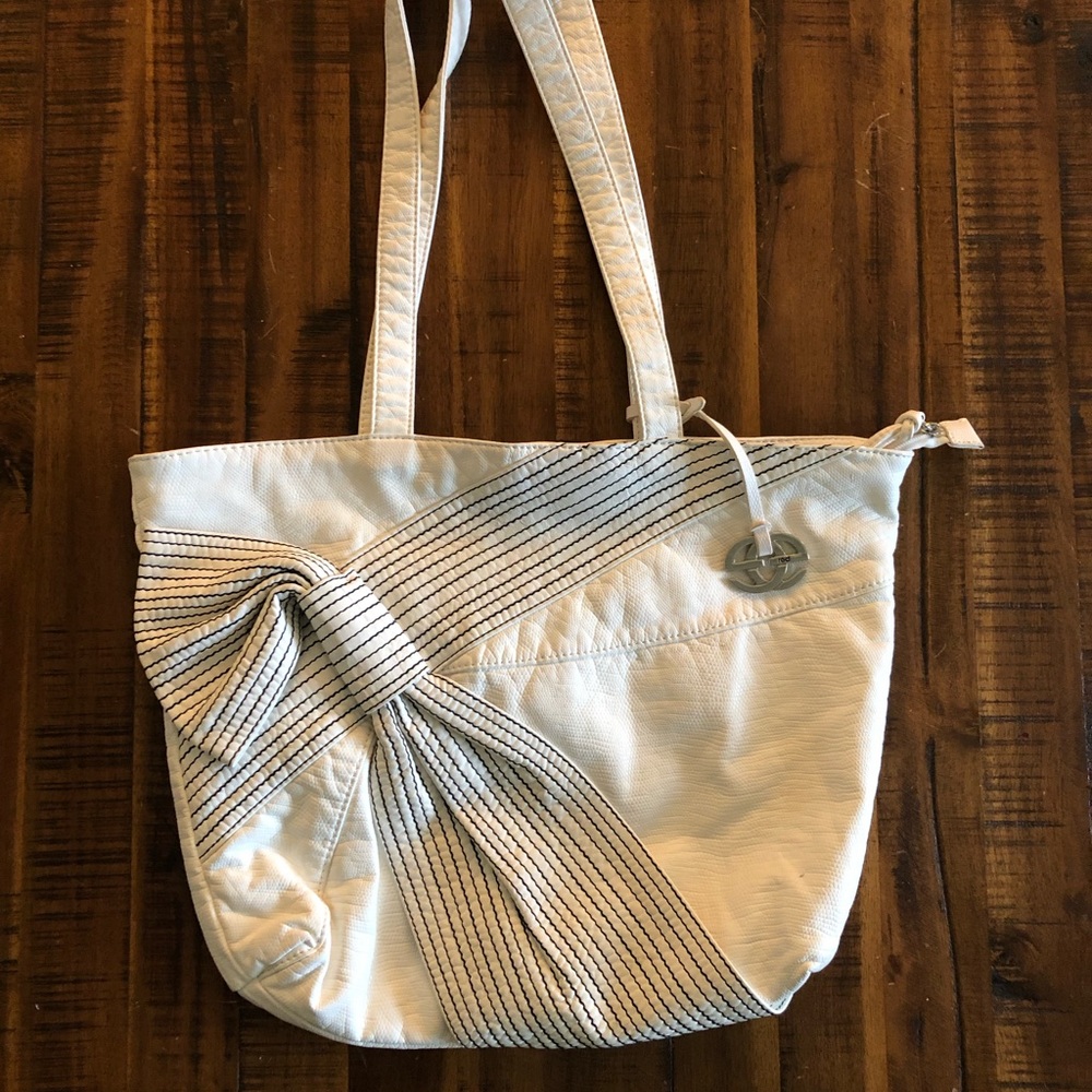 Red by Marc Ecko white purse